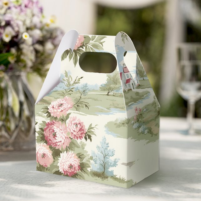 Sweet Rustic Country Zuhause Floral Landschaft Geschenkschachtel (Von Creator hochgeladen)