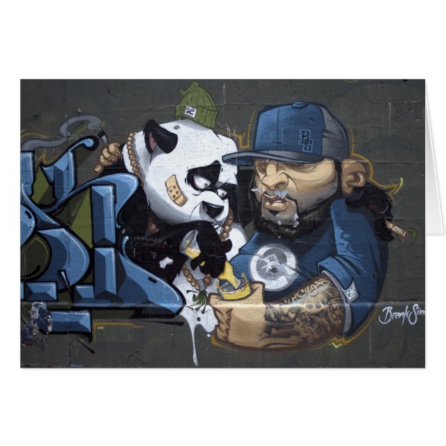 Sweet Sad Panda fand einen Buddy (Vorderseite (Horizontal))