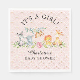 Sweet Safari Animals Baby Duschpapier Napkins Serviette