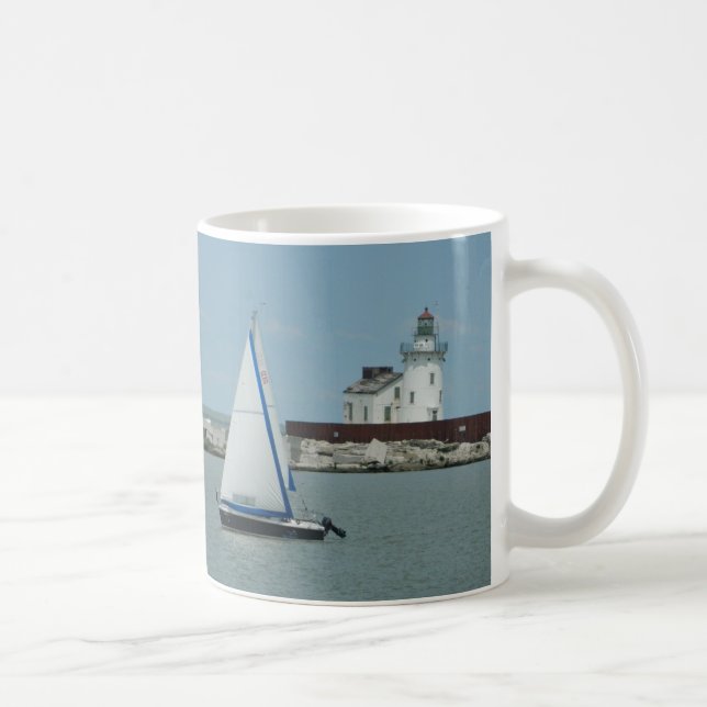 Sweet Sail Cleveland Ohio Tasse (Rechts)