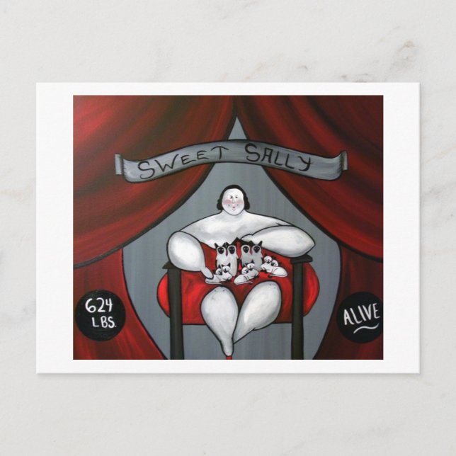 Sweet Sally Postcard Postkarte (Vorderseite)