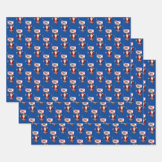 Sweet Santa Claus besucht Florida Geschenkpapier Set (Set)