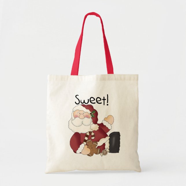 Sweet Santa Holiday Tshirts und Geschenke Tragetasche (Vorne)