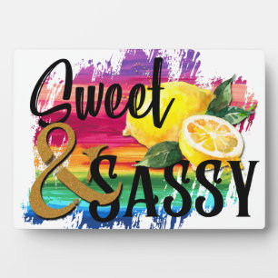 Sweet & Sassy Fotoplatte