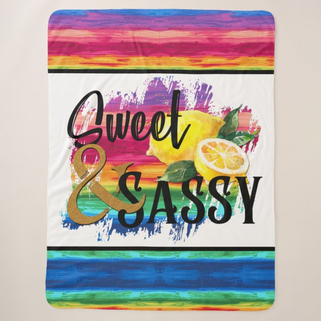 Sweet & Sassy Sherpadecke (Vorderseite)