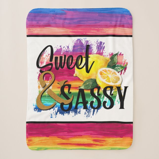 Sweet & Sassy Sherpadecke (Vorderseite)