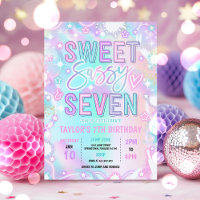 Sweet Sassy und Sieben Neon Glow 7. Geburtstagspar