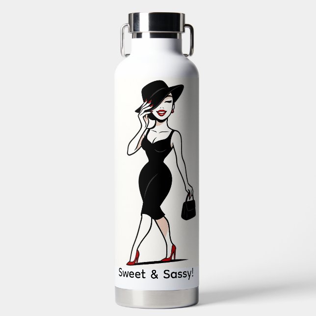 Sweet & Sassy water bottle Trinkflasche (Vorderseite)