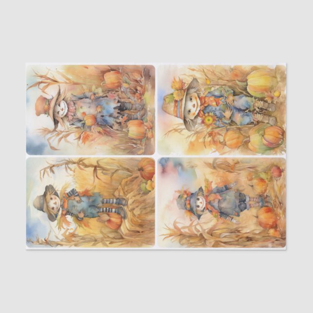 Sweet Scarecrows Seidenpapier (Vorderseite)