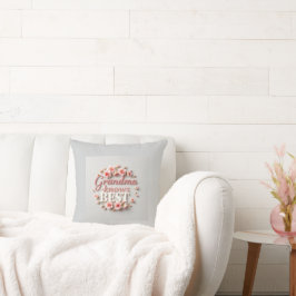 Sweet Script Oma Pink Blume Kissen