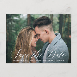 Sweet Script   Save the Date Postkarte