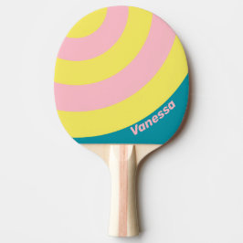 Sweet Sea Kiss Circle Stripe with Name Tischtennis Schläger