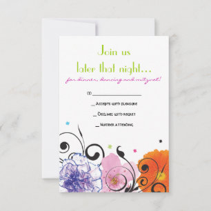 Sweet Senses Party Card Einladung