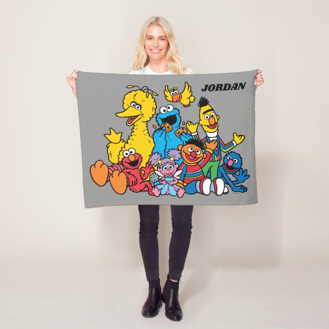 Sweet Sesame Street Pals Fleecedecke (Beispiel)