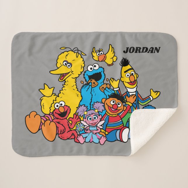 Sweet Sesame Street Pals Sherpadecke (Vorderseite (Horizontal))