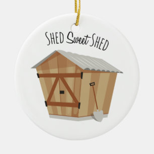 Sweet Shed Keramik Ornament