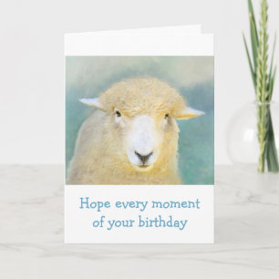 Sweet Sheep Birthday Karte