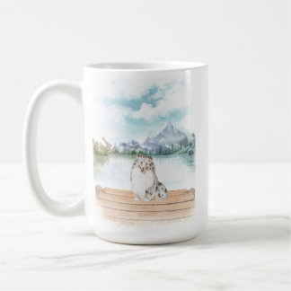 Sweet Shetland Sheepdog Keramik Tasse