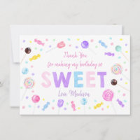 Sweet Shop Lollipop Candy Birthday