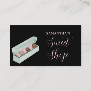 Sweet Shop QR Code Business Card Visitenkarte