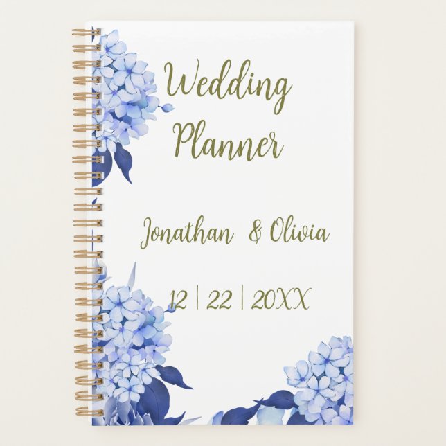 Sweet Shower Spring purple Floral Wedding Planer (Vorderseite)