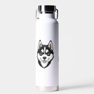 Sweet Siberian Husky Puppy Trinkflasche