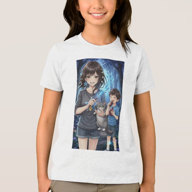 Sweet Siblings T-Shirt Tri-Blend Shirt (Vorderseite)