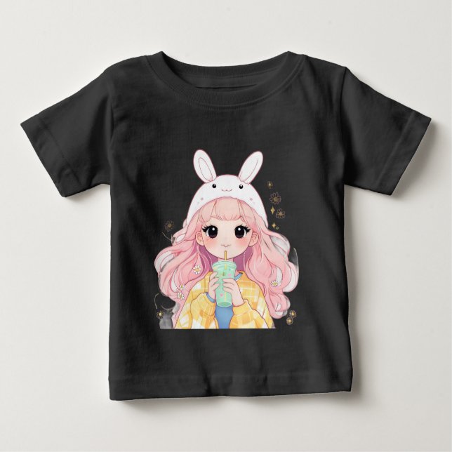 Sweet Sipper Anime Style Tee Kids Apparel toddler (Vorderseite)