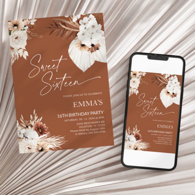 Sweet Sixteen Birthday Einladung 16. Geburtstag (Von Creator hochgeladen)