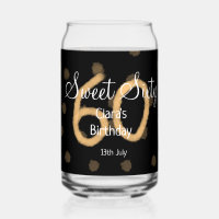 Sweet Sixty hinzufügen Name Datum Geburtstag gelbe