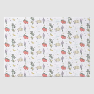 Sweet Sketched Summer Berry First Baby Dusche Seidenpapier