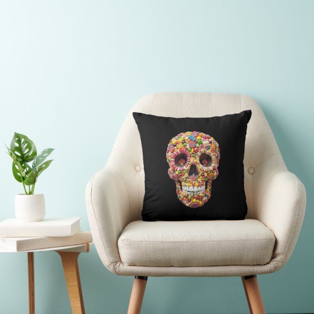 Sweet Skull Kissen (Stuhl )