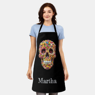 Sweet Skull personalisierte Schürze