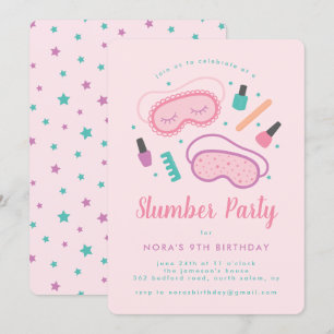 Sweet Sleep-Masken Einladung