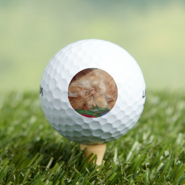 Sweet Sleeping Ginger Boy Golfball (Insitu T-Shirt)