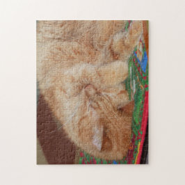 Sweet Sleeping Ginger Boy Puzzle