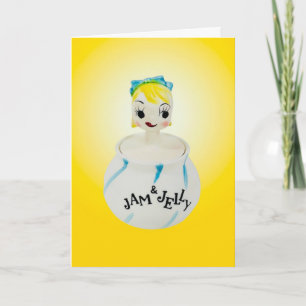 Sweet Smilly Face Jam n Jelly Happy Card Karte