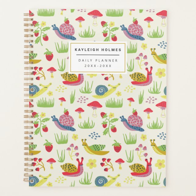 Sweet Snails Cotattcore Planner Planer (Vorderseite)