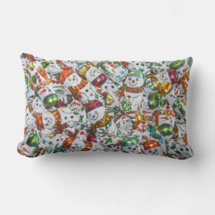 Sweet Snowmen werfen Kissen Lumbar