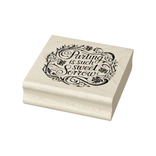 Sweet Sorrow - Shakespearean-Briefmarke Gummistempel (Stempel)
