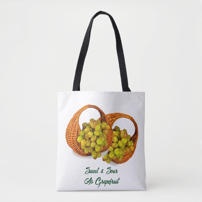 Sweet Sour Grapefruits Basket Trendy Shopping Tasc (Vorderseite)