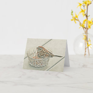 Sweet Sparrow - Blank Card Karte
