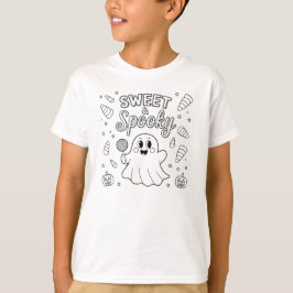 Sweet & Spooky Halloween Ghost T-Shirt