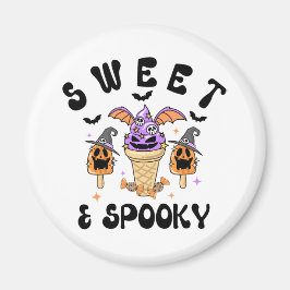 Sweet & Spooky Retro Halloween Eiscreme Conces Magnet