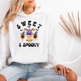 Sweet & Spooky Retro Monster Ice Creme Cons Hoodie