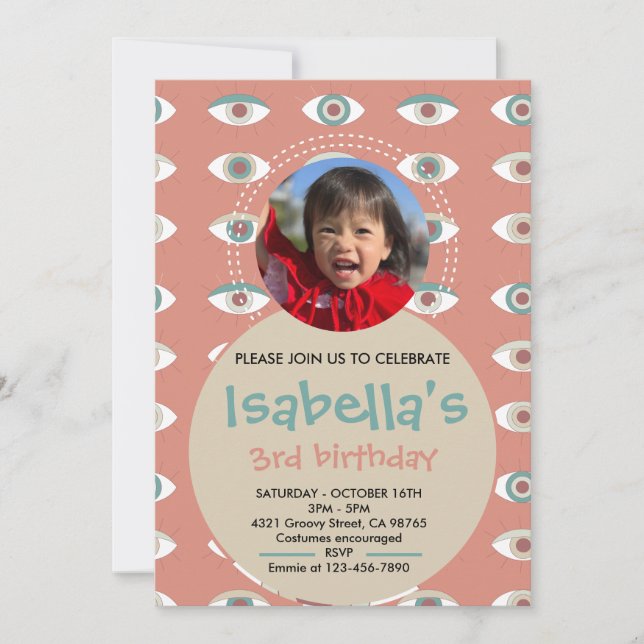 Sweet Spooky Tales Halloween Kindergeburtstag Them Einladung (Vorderseite)