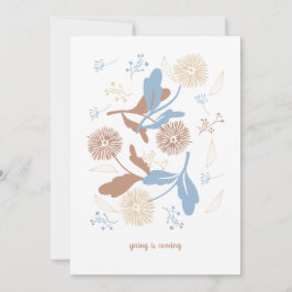 Sweet Spring Dandelion Wildblume Holiday Card Feiertagskarte