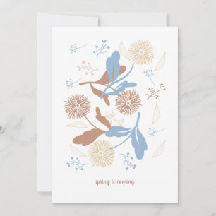 Sweet Spring Dandelion Wildblume Holiday Card Feiertagskarte