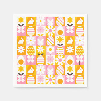 Sweet Spring Easter Patchwork Serviette