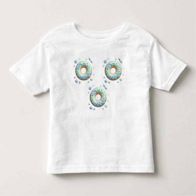 Sweet Sprinkle Donut Baby Bodysuit Kleinkind T-shirt (Vorderseite)